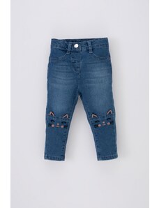 DeFacto Dievčenské 3D džínsové nohavice Regular Fit