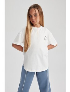 DeFacto Dievčenské tričko Relax Fit s krátkym rukávom A5779a823au