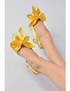 Fox Shoes Vysoké podpätky - Žltá - Podpätky na podpätku