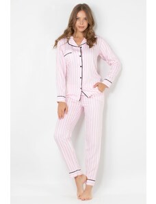Doremi Dámsky pyžamový set Victoria s dlhým rukávom