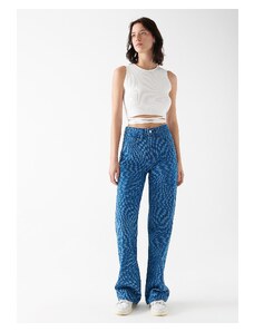 Mavi Kockované džínsové nohavice Victoria -83014