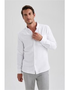 DeFacto Slim Fit košeľa s dlhým rukávom A5415ax23au