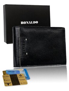 Pánska veľká kožená peňaženka horizontálna - Ronaldo
