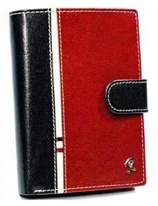 Vertikálna pánska peňaženka dvojfarebná, prírodná RFID koža - Rovicky