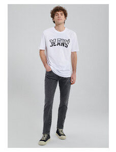 Mavi Biele tričko s potlačou džínsov voľný strih / voľný strih0612008-620