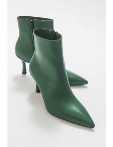 LuviShoes Zelené dámske čižmy Raison