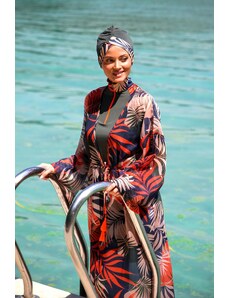 Marina Dámske vzorované hidžábové plavky s Kimono Pareo P2204