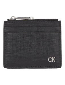 Calvin Klein Čierny pánsky držiak na karty CK MUST CARDHOLDER W/ZIP