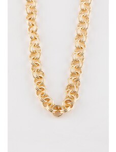 DeFacto Dámsky zlatý náhrdelník s hrubou retiazkou C4622axns