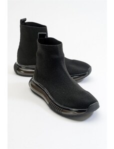 LuviShoes Dámska športová obuv Summa Black Knitwear