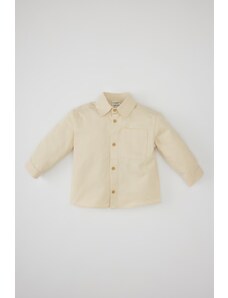 DeFacto Chlapčenská košeľa s dlhým rukávom Gabardine C0638a524sp