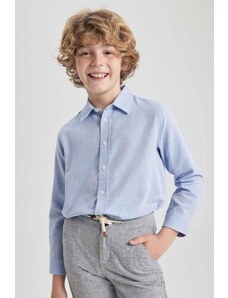 DeFacto Chlapčenská košeľa Oxford s dlhým rukávom W3215a623sm
