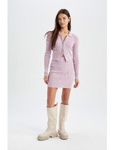 DeFacto Mini sukňa Cool Slim Fit Knitwear X4927az22au