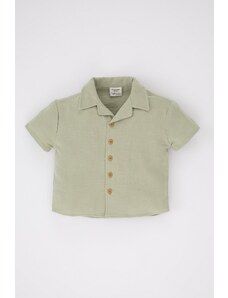DeFacto Chlapčenská mušelínová košeľa s krátkym rukávom A8923a523sm