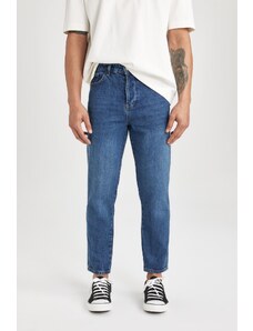 DeFacto Slim Crop Fit Narrow Fit Pravidelný pás Úzke nohavice džínsové nohavice B8324ax24sm