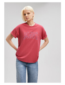 Mavi Ružové tričko Regular Fit / Normal Cut s potlačou loga -70931