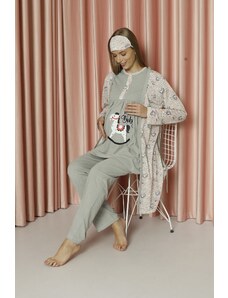 ELİZ HOMEWEAR Tehotenská pyžamová súprava - Viacfarebné - Grafika