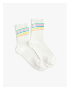 Koton Cotton Striped Tennis Socks