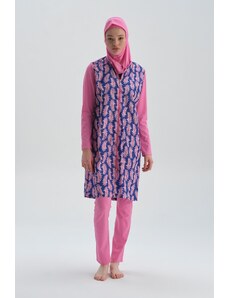 Dagi Ružové hidžábové plavky s dlhým rukávom