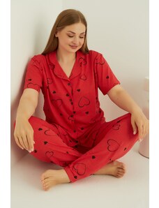 ELİTOL Pyžamová súprava - Ružová - Grafika