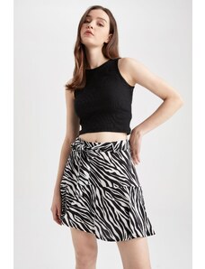 DeFacto Mini šortky sukňa Zebra vzorované Flounce Z1313az22au