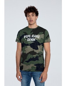 Pepe Jeans Pánske zelené tričko