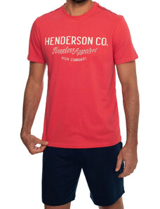 Pánske pyžamo 41286 creed červené - HENDERSON