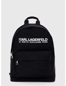 Ruksak Karl Lagerfeld dámsky, čierna farba, veľký, jednofarebný