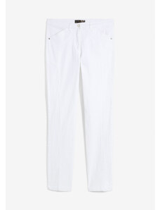 bonprix Pohodlné strečové nohavice, farba biela, rozm. 36