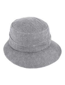 Fiebig - Headwear since 1903 Letný dámsky ľanový šedý klobúčik - Fiebig 1903