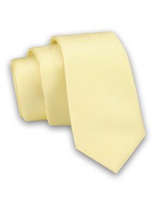 Pánska kravata v trendy žltej farbe