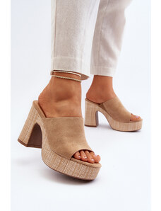 Kesi Women's stiletto heels, Brown, Siobhan