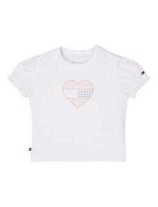 Tričko pre bábätko Tommy Hilfiger biela farba