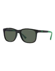Detské slnečné okuliare Emporio Armani zelená farba, 0EK4184
