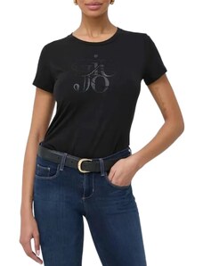 Dámske čierne tričko s potlačou LIU-JO 2 pack