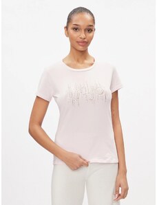 Dámske ružové tričko s potlačou LIU-JO