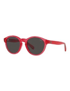 Detské slnečné okuliare Polo Ralph Lauren červená farba, 0PP9505U