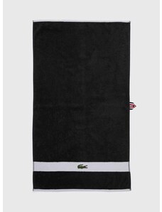 Bavlnený uterák Lacoste L Casual Bitume 55 x 100 cm