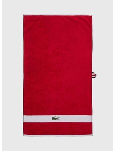 Bavlnený uterák Lacoste L Casual Rouge 55 x 100 cm