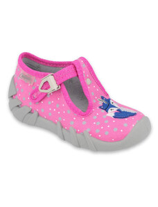BEFADO 110P394 dievčenské ružové papuče s líškou 20 110P394_20