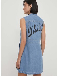 Rifľové šaty Dkny mini, áčkový strih, D2A4BX52,