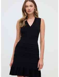 Šaty Marciano Guess SYRIA čierna farba, mini, áčkový strih, 4GGK01 5809Z,