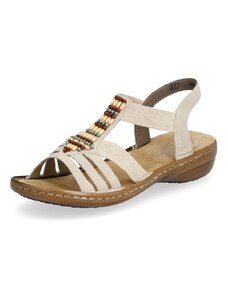 Dámske sandále RIEKER 60851-62 béžová S4