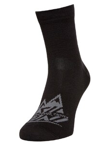 Unisex cyklo ponožky Silvini Orino čierna/sivá
