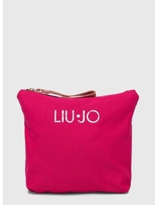 Kozmetická taška Liu Jo ružová farba