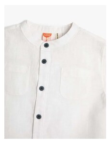 Koton Chlapčenská košeľa pre bábätko 3SMB60096TW White WHITE