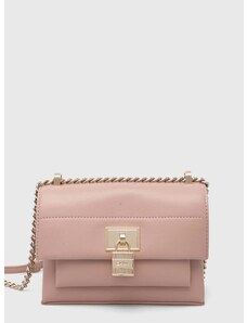 Kožená kabelka Dkny ružová farba, R41ERC64