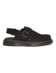 Semišové sandále Dr. Martens Jorge II pánske, čierna farba, DM31563001