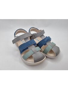 Kožené sandálky Little blue lamb Roman grey