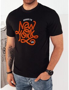 Dstreet Jedinečné čierne tričko s originálnou potlačou